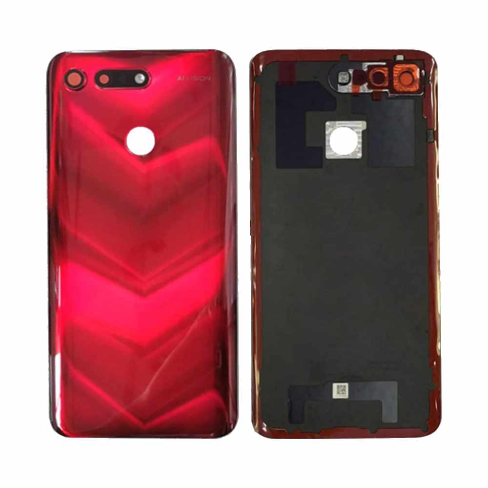 Vitre arrière Honor View 20 – Rouge – Compatible Premium