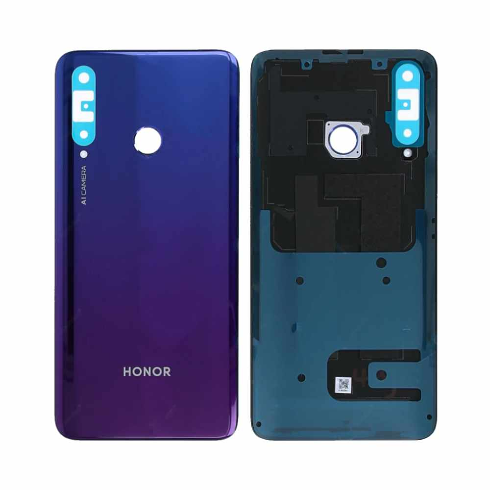 Vitre arrière Honor 20 Lite – Bleu fantôme – Compatible Premium