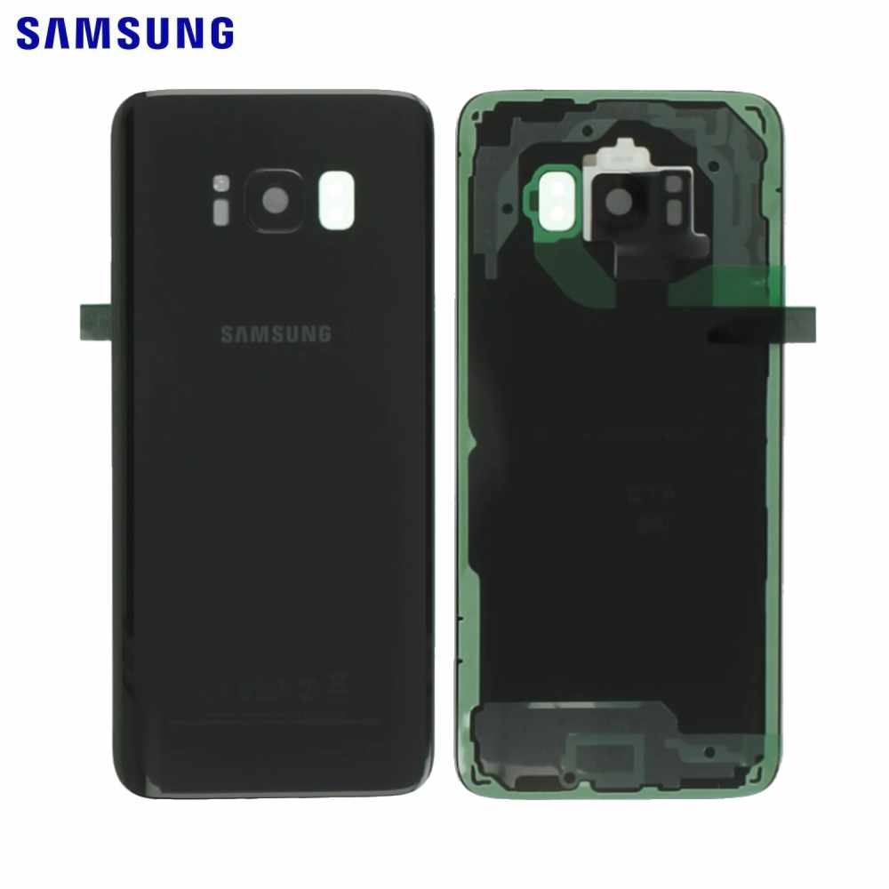 Vitre arrière Galaxy S8 – Noir carbone – Original Samsung (Service Pack)
