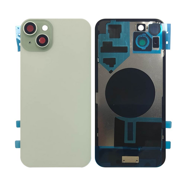 Vitre arrière iPhone 15 Plus (sans pièces) – Vert – Compatible