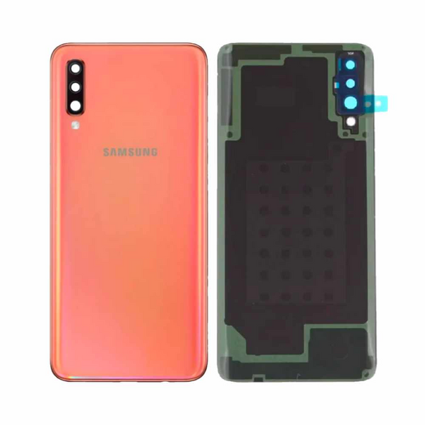 Vitre arrière Galaxy A70 – Corail – Compatible Premium