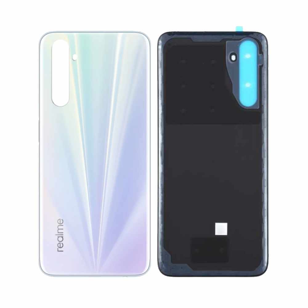 Vitre arrière Realme 6 – Blanc comète – Compatible Premium