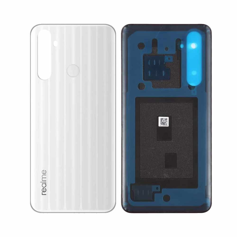 Vitre arrière Realme 6i – Blanc lait – Compatible Premium