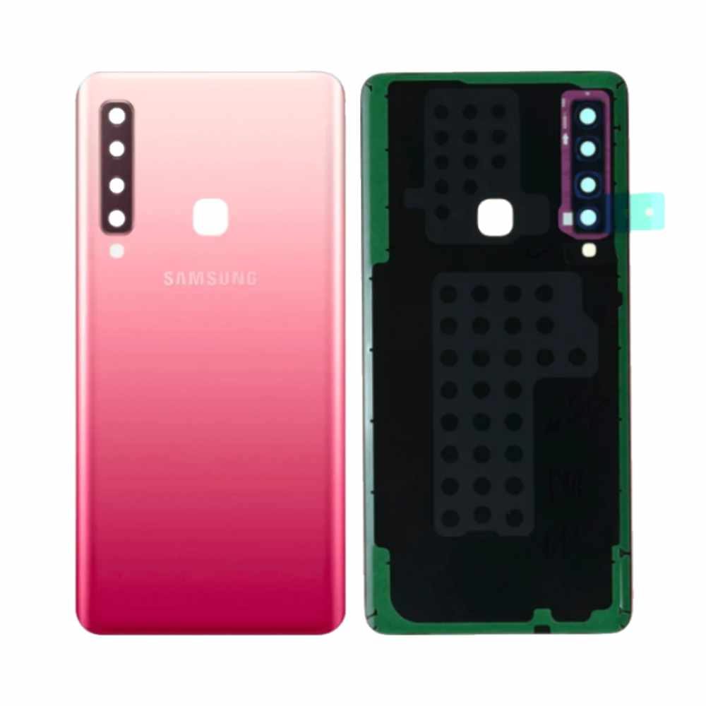 Vitre arrière Galaxy A9 2018 – Rose – Compatible Premium