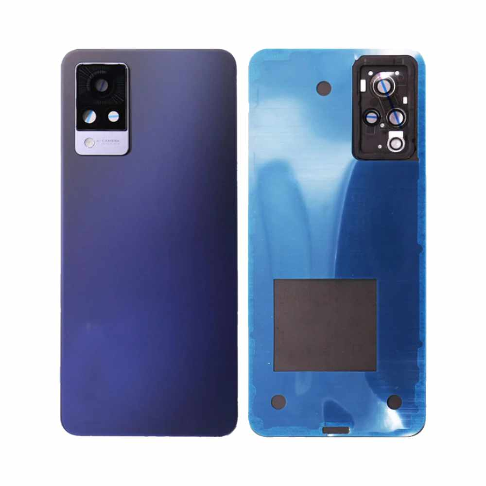 Vitre arrière Vivo V21 5G – Bleu nuit – Compatible Premium