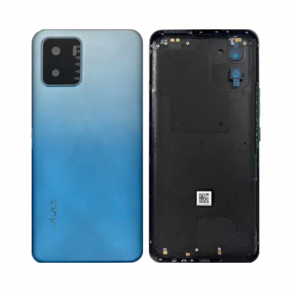 Vitre arrière Vivo Y01 – Bleu saphir – Compatible Premium