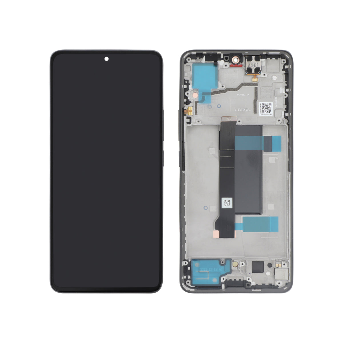 Écran complet Redmi Note 13 Pro 5G / Poco X6 – Noir – Original Xiaomi (Service Pack)