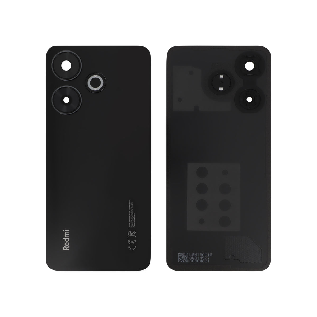 Vitre arrière Redmi 13 – Noir – Original Xiaomi (Service Pack)