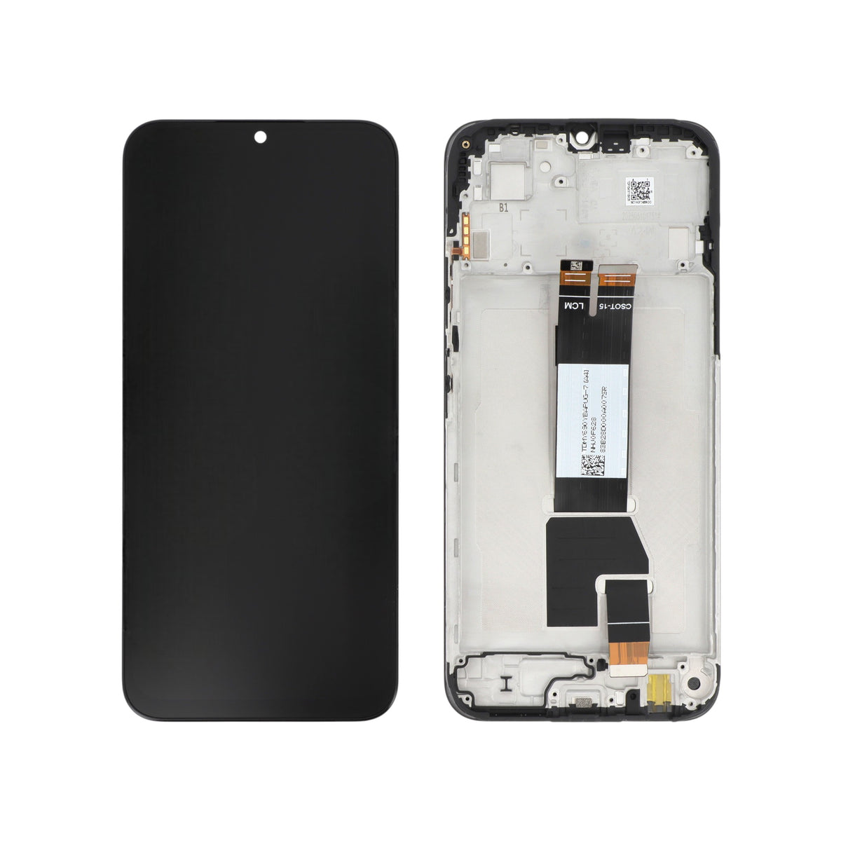 Écran complet Redmi 15C 4G – Noir – Original Xiaomi (Service Pack)