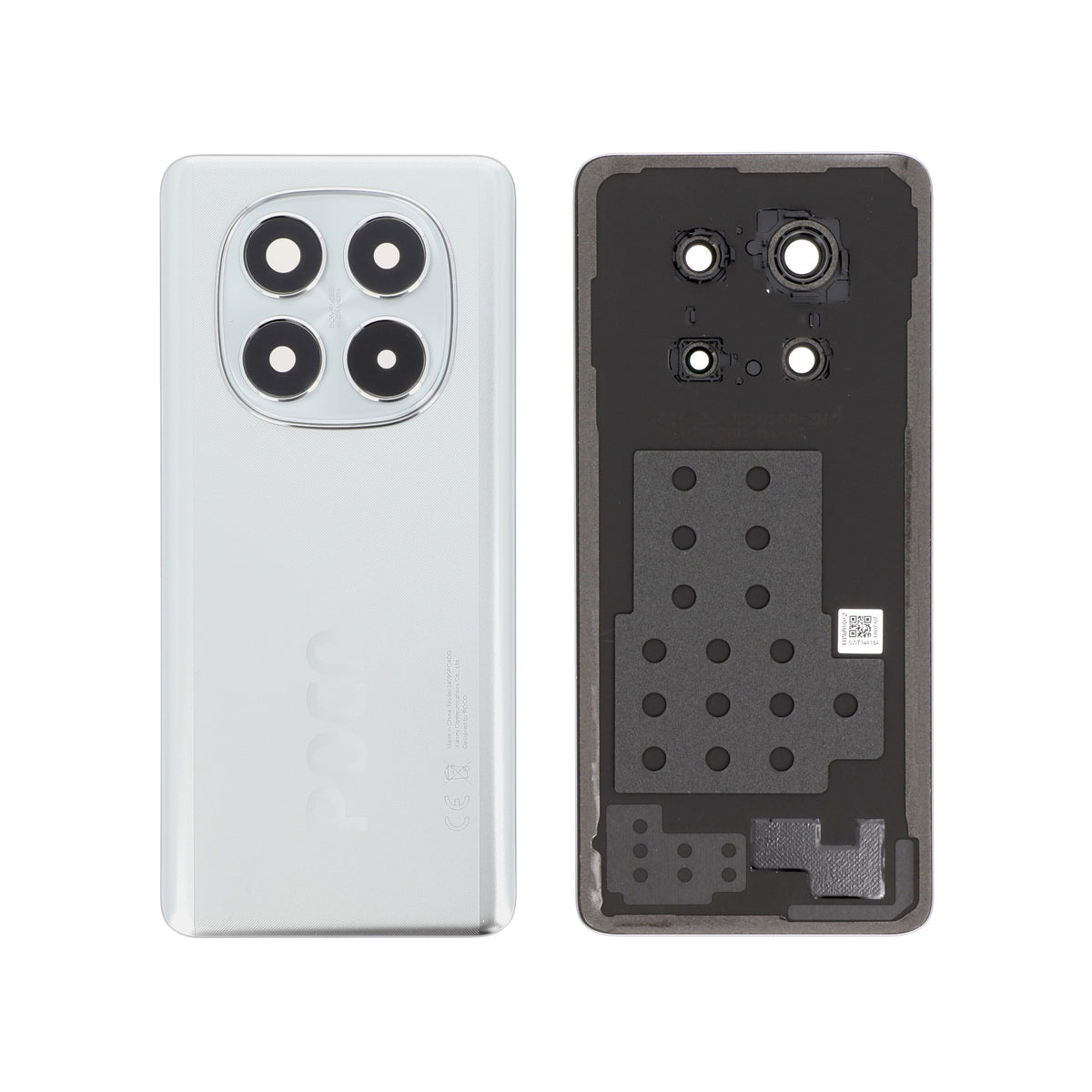 Vitre arrière Poco X7 – Argent – Original Xiaomi (Service Pack)