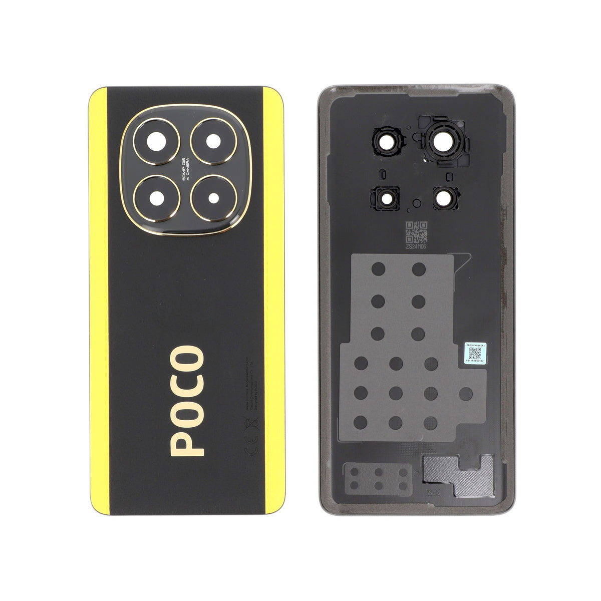 Vitre arrière Poco X7 – Noir – Original Xiaomi (Service Pack)