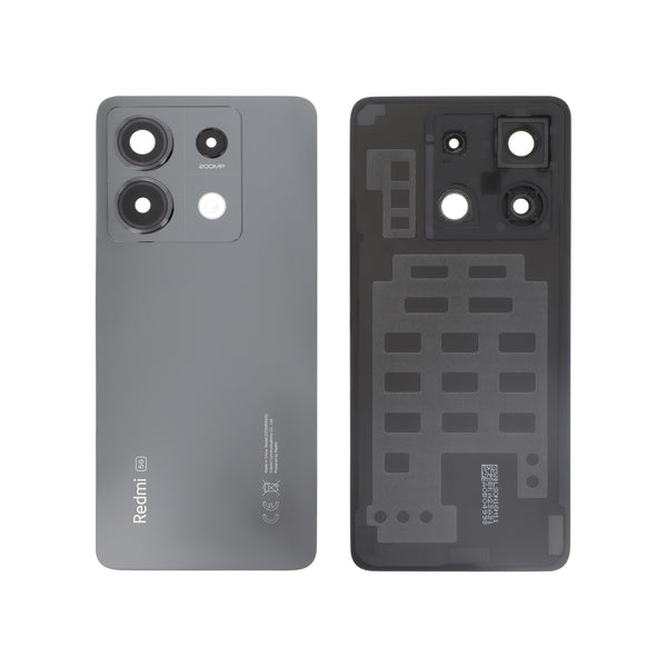 Vitre arrière Redmi Note 13 Pro 5G – Noir – Original Xiaomi (Service Pack)