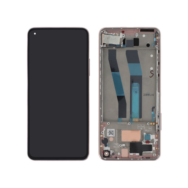 Écran complet Xiaomi 11 Lite 5G NE / Mi 11 Lite 4G – Rose – Original Xiaomi (Service Pack)