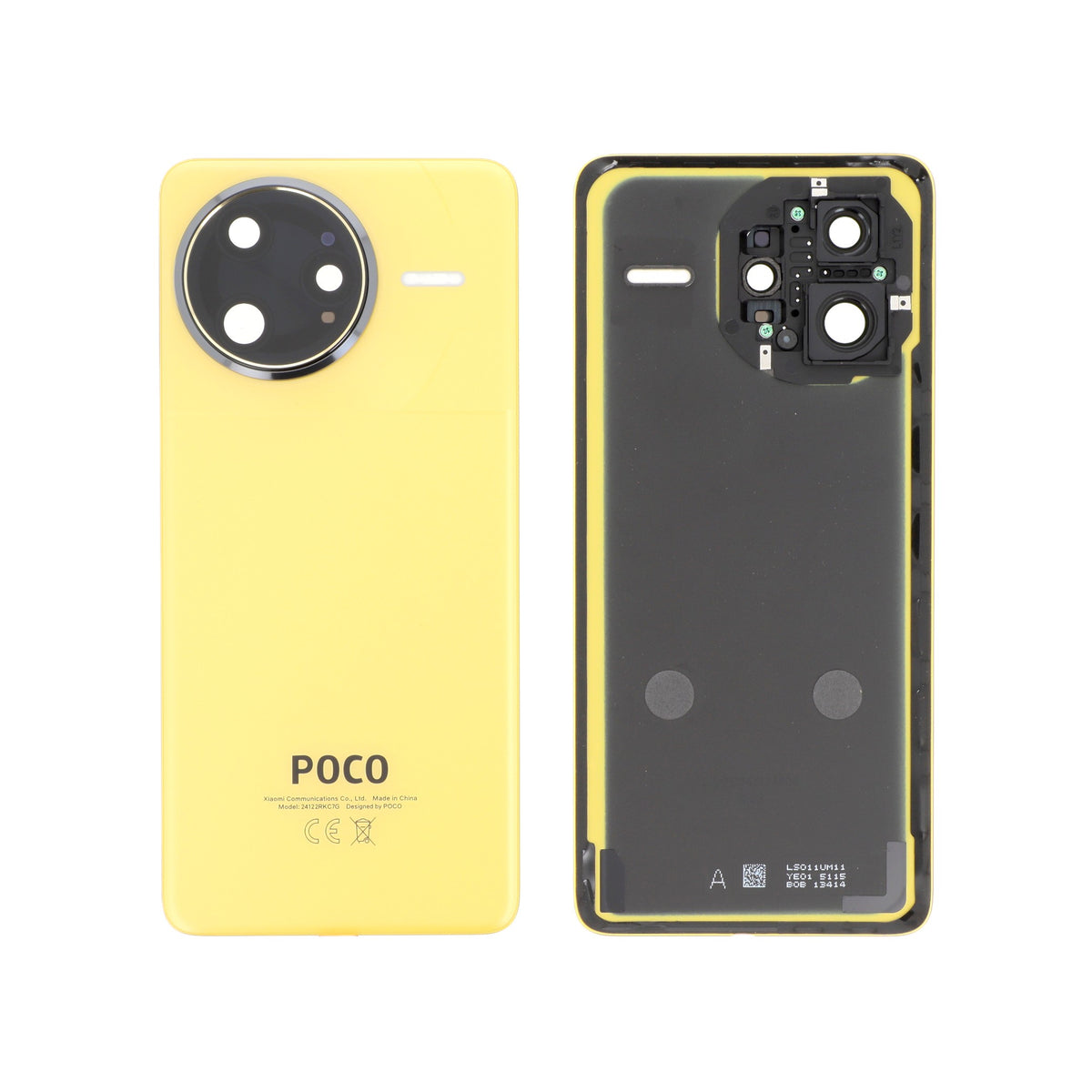 Vitre arrière Poco F7 Ultra – Jaune – Original Xiaomi (Service Pack)