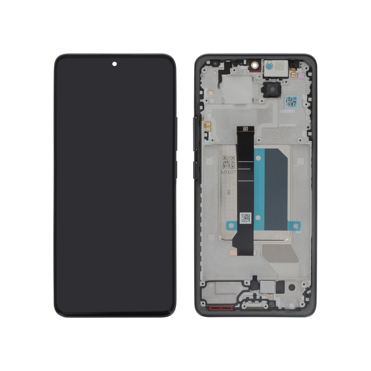 Écran complet Redmi Note 14 Pro+ 5G – Gris – Original Xiaomi (Service Pack)