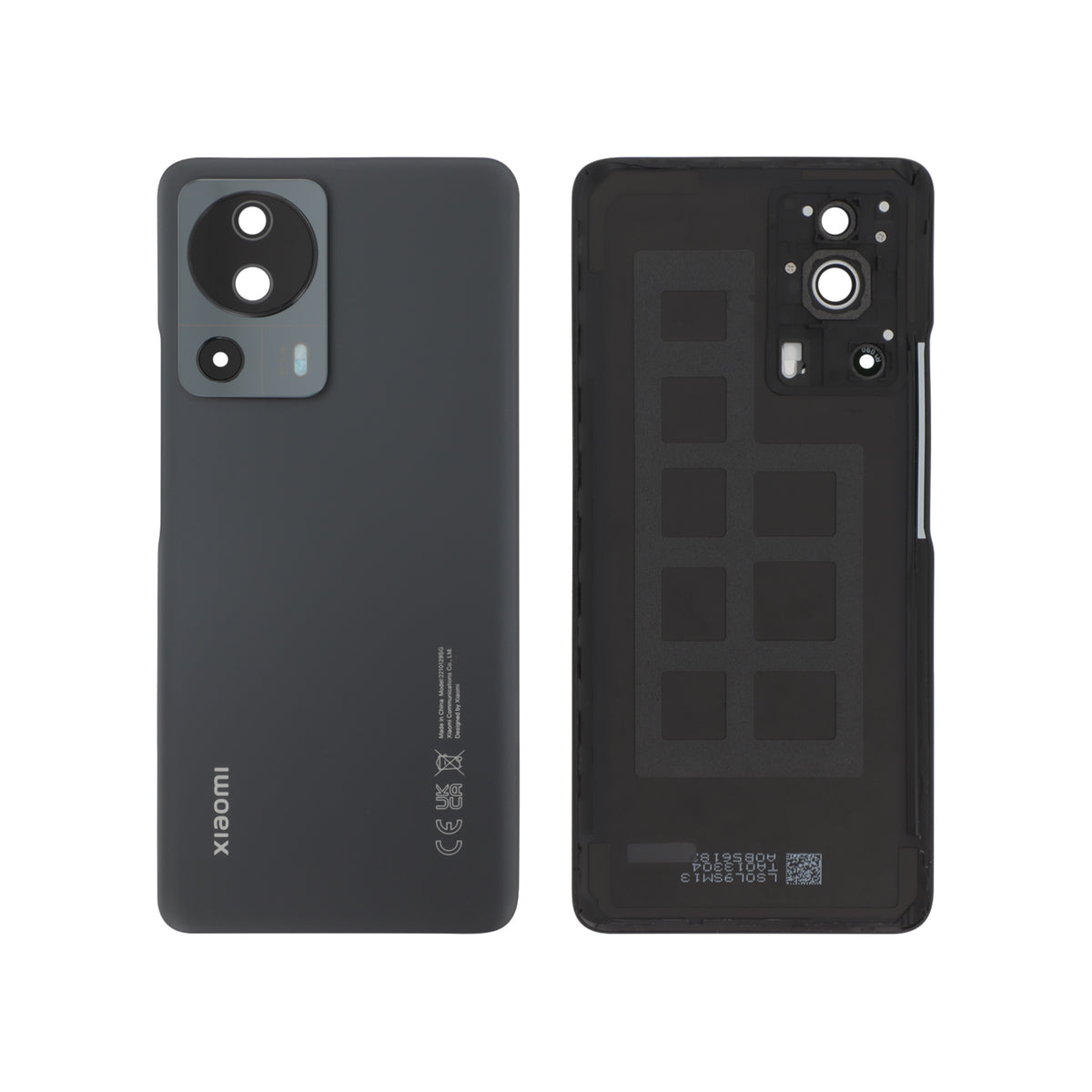 Vitre arrière Xiaomi 13 Lite – Noir – Original Xiaomi (Service Pack)