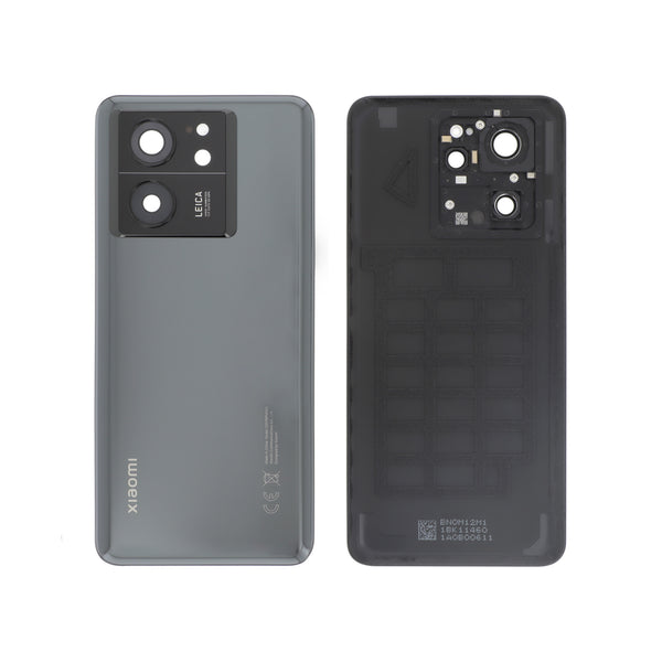 Vitre arrière Xiaomi 13T Pro / Xiaomi 13T – Noir – Original Xiaomi (Service Pack)