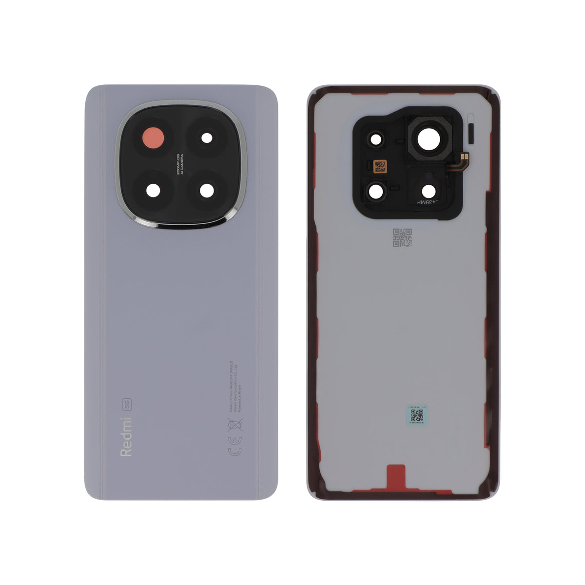 Vitre arrière Redmi Note 14 Pro+ 5G – Violet – Original Xiaomi (Service Pack)