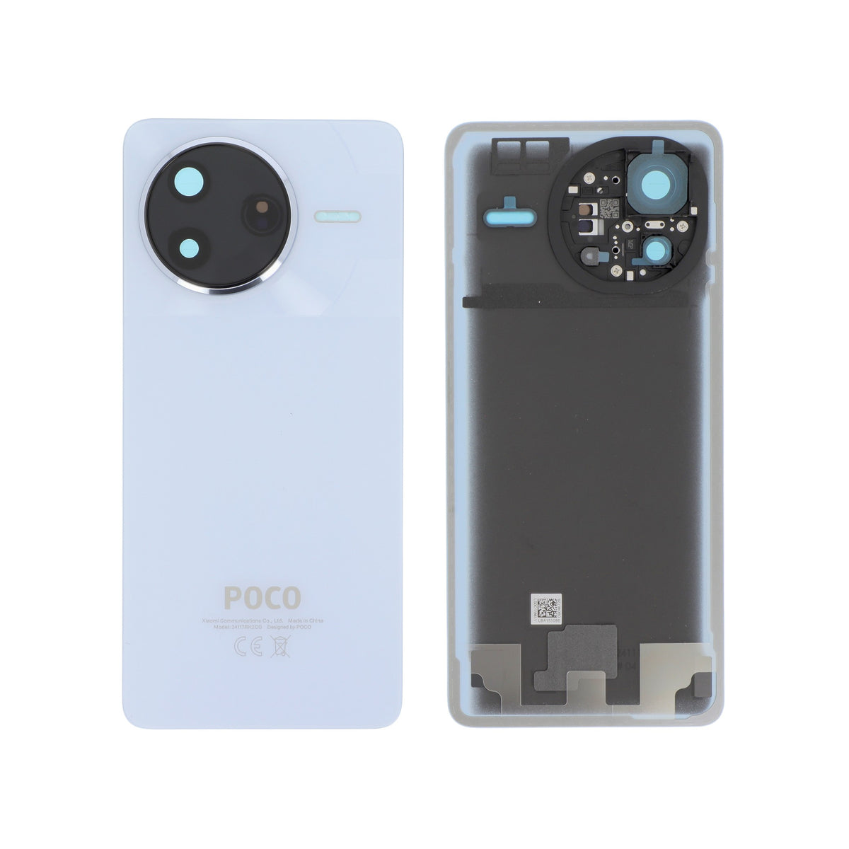 Vitre arrière Poco F7 Pro 5G – Bleu – Original Xiaomi (Service Pack)