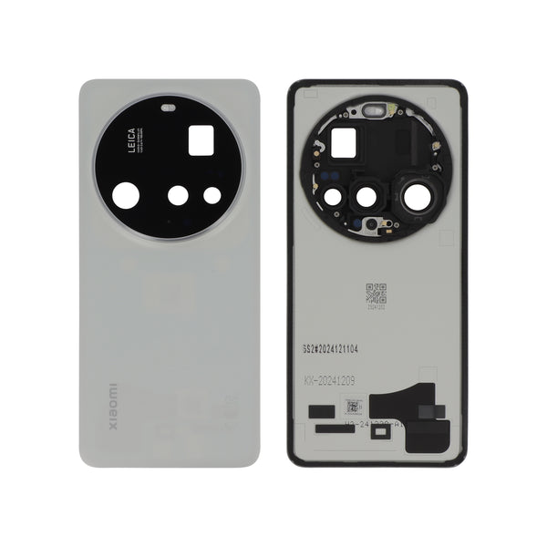 Vitre arrière Xiaomi 15 Ultra – Blanc – Original Xiaomi (Service Pack)
