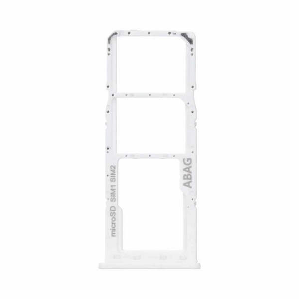 Tiroir SIM Galaxy A21S – Blanc prismatique – Compatible Premium