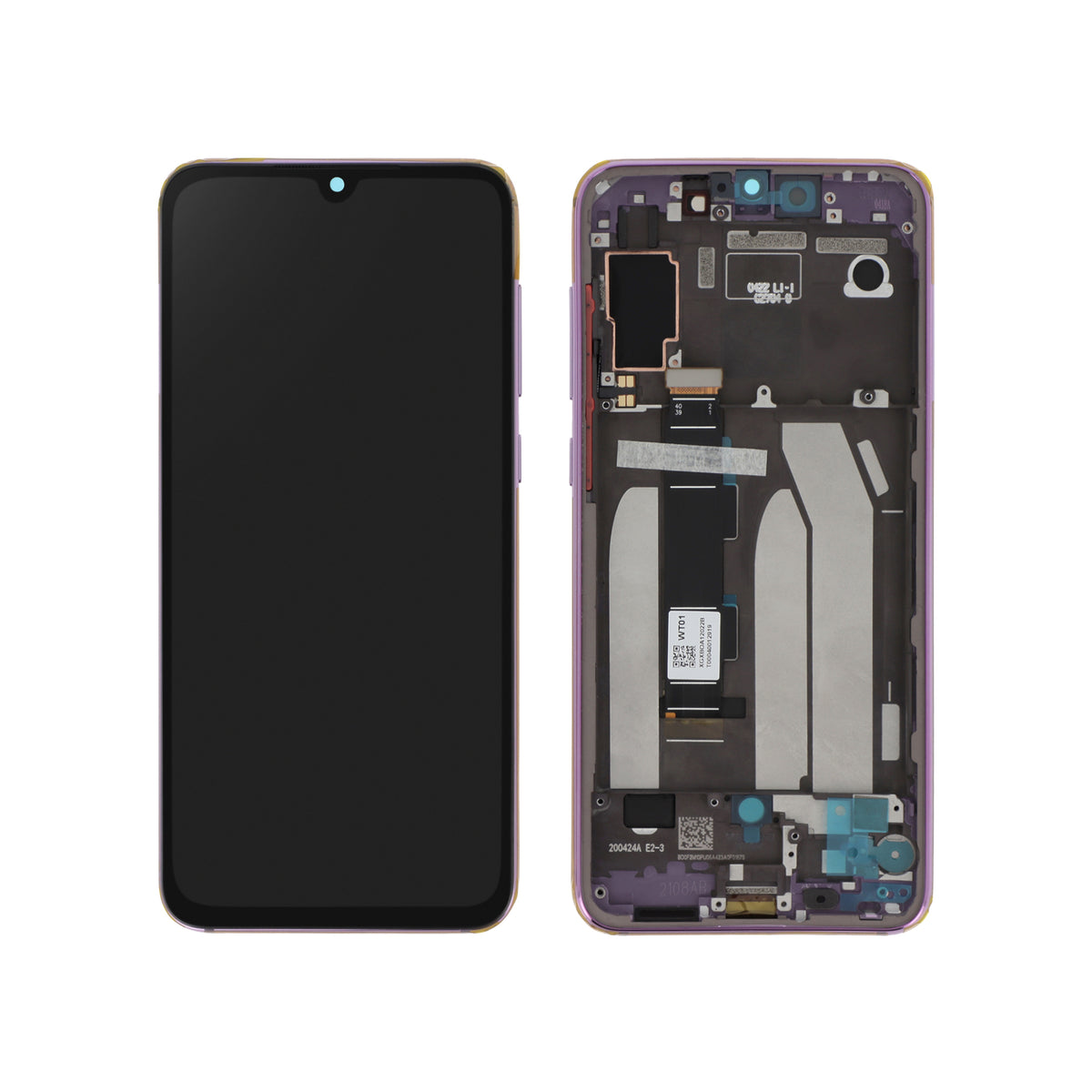 Écran complet Mi 9 SE – Violet – Original Xiaomi (Service Pack)