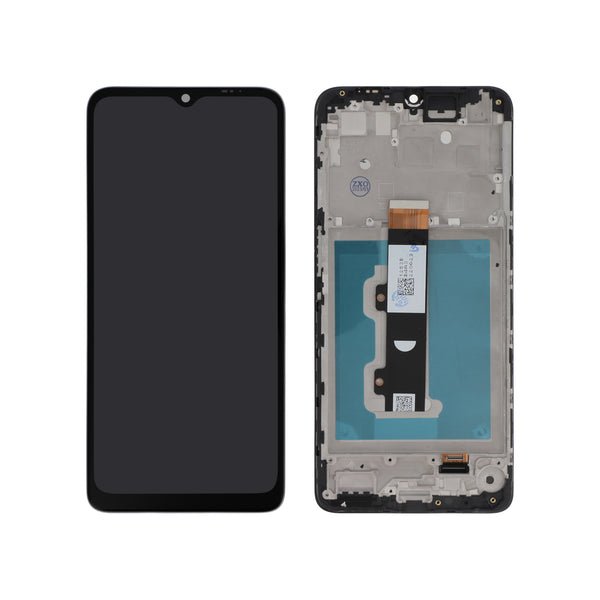 Écran complet Moto E22 – Noir – Compatible LCD – avec châssis