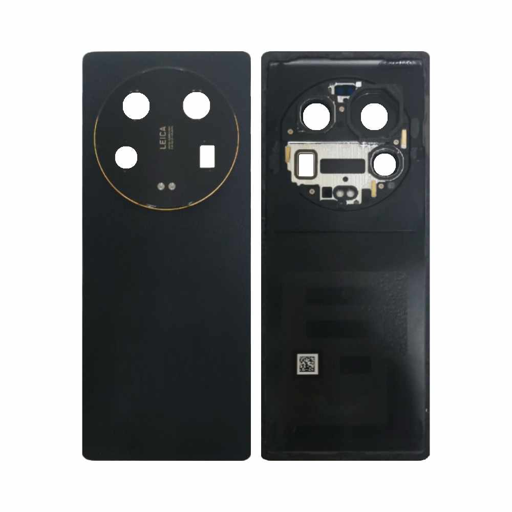 Vitre arrière Xiaomi 13 Ultra – Noir – Compatible Premium