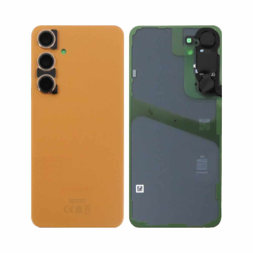 Vitre arrière Galaxy S24 Plus 5G – Orange – Compatible Premium