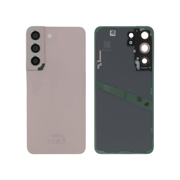 Vitre arrière Galaxy S22 – Or Rose – Original Samsung (Service Pack)