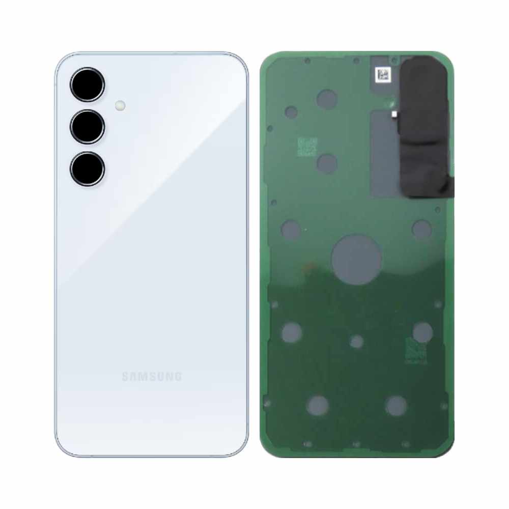 Vitre arrière Galaxy A55 5G – Bleu – Compatible Premium