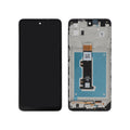 Écran complet Moto E32 – Noir – Compatible LCD – avec châssis