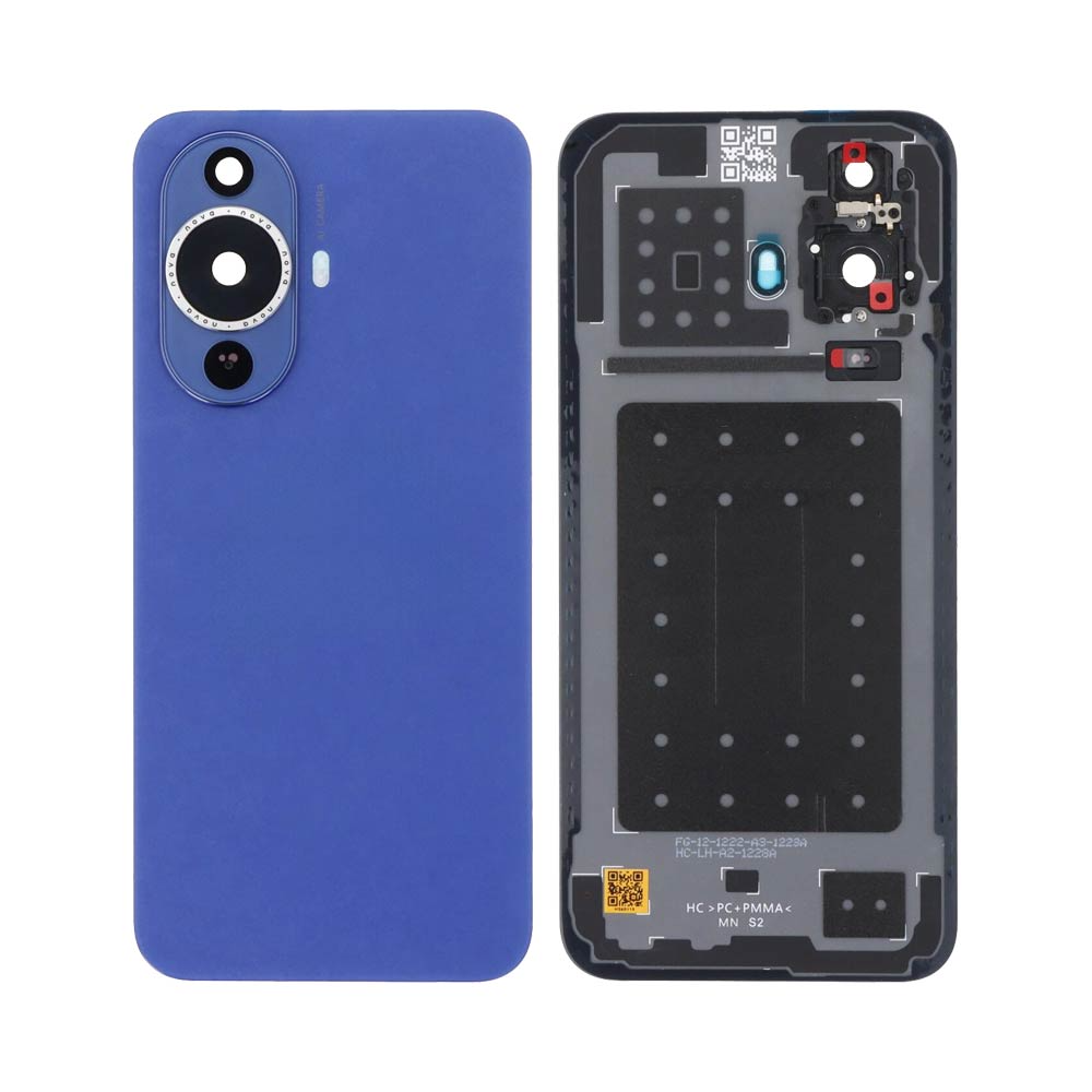 Vitre arrière Huawei Nova 12S – Bleu – Compatible Premium