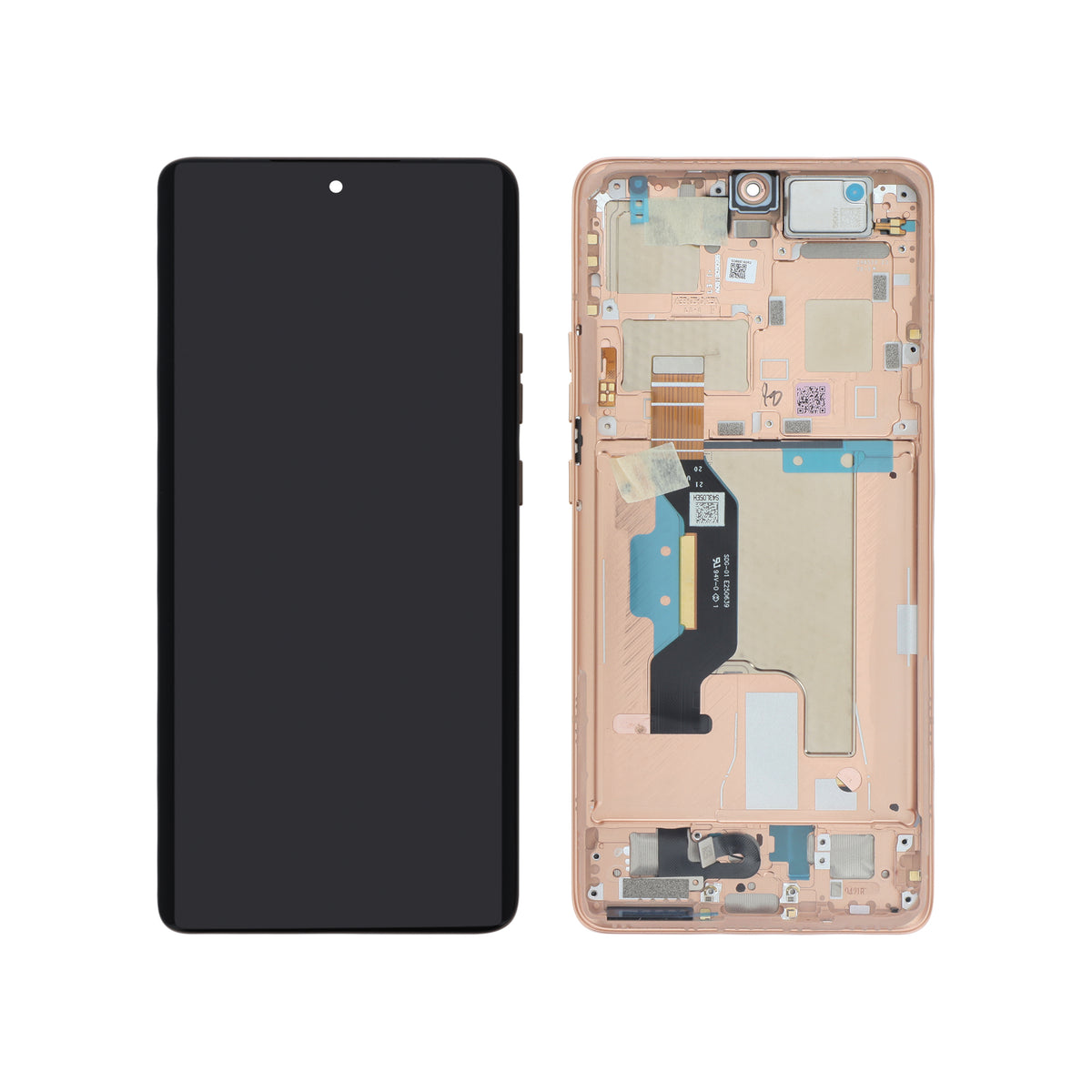 Écran complet Motorola Edge 50 Ultra – Pêche – Original Motorola (Service Pack)