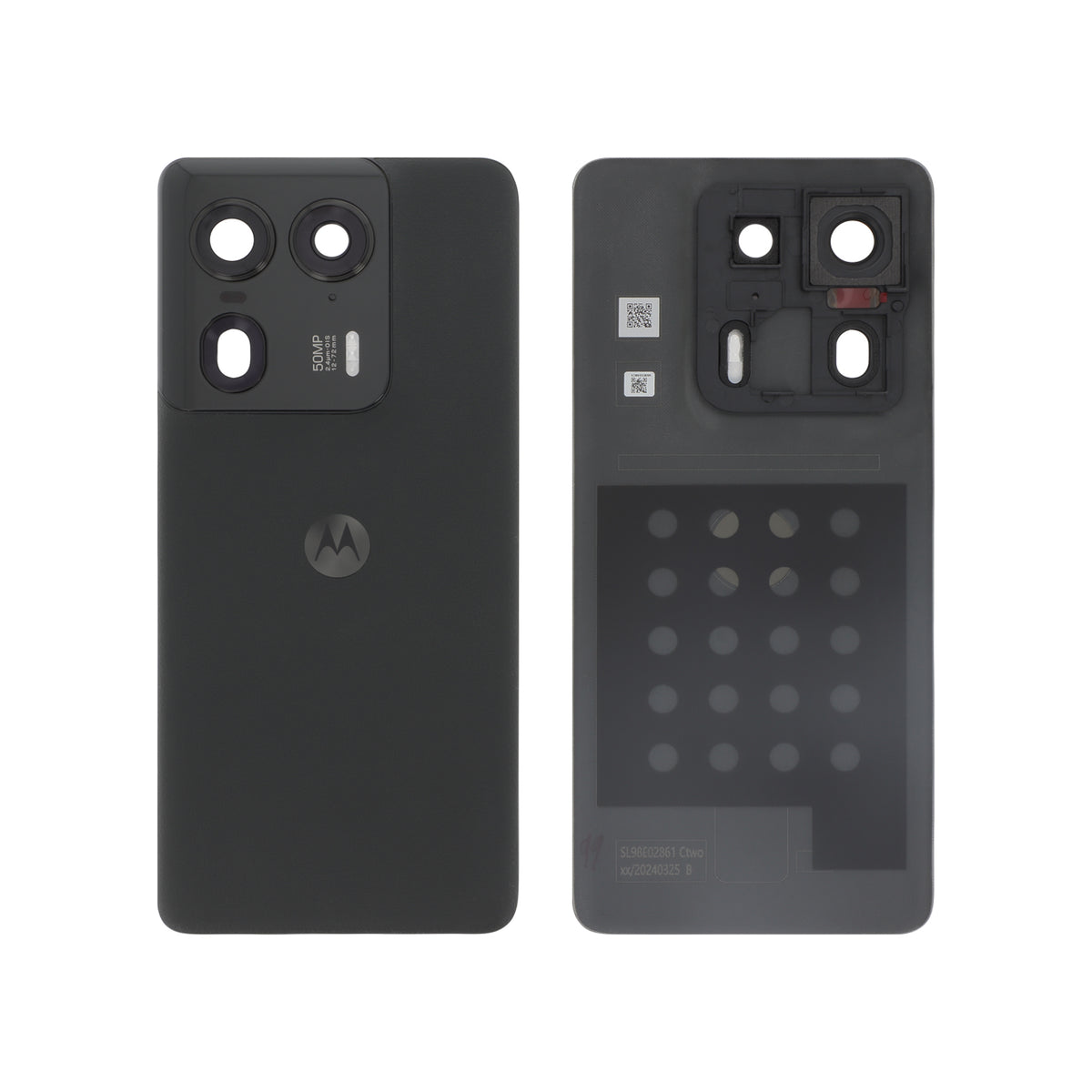Vitre arrière forêt Motorola Edge 50 Ultra – Gris – Original Motorola (Service Pack)