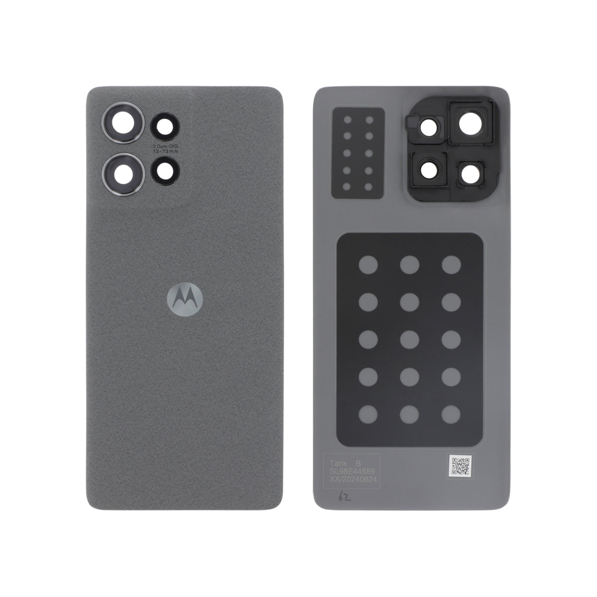 Vitre arrière Motorola Edge 50 – Gris – Original Motorola (Service Pack)