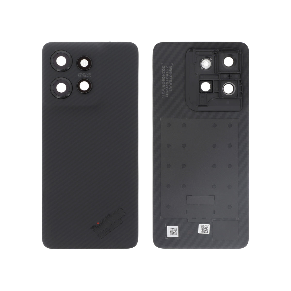Vitre arrière Motorola ThinkPhone 25 – Noir – Original Motorola (Service Pack)