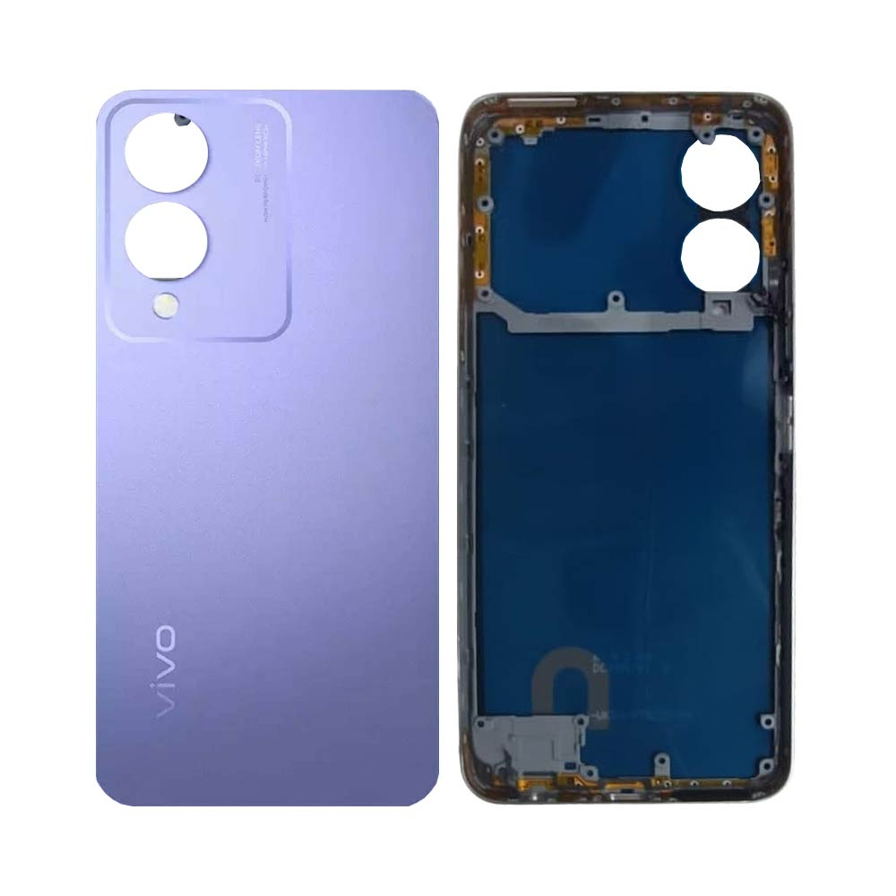 Vitre arrière Vivo Y17s – Violet – Compatible Premium