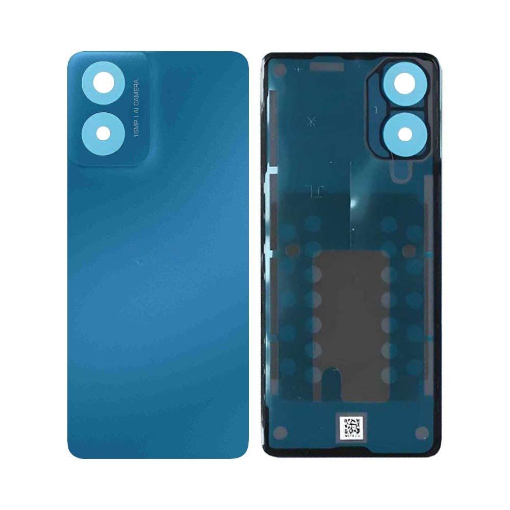 Vitre arrière Motorola Moto G04 Satin – Bleu – Compatible Premium