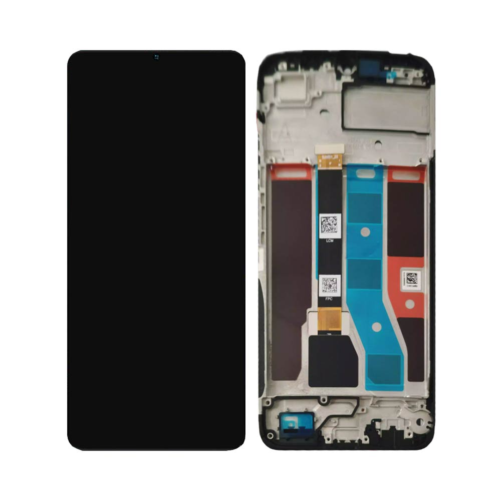 Écran complet avec châssis Realme Note 50 – Noir – Compatible Premium