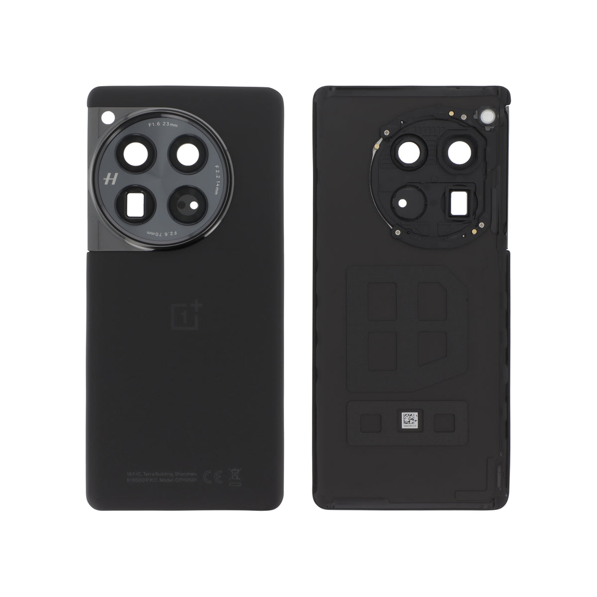 Vitre arrière OnePlus 12 – Noir – Original OnePlus (Service Pack)