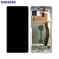 Écran complet Galaxy S10 Lite – Blanc prismatique – Original Samsung (Service Pack)