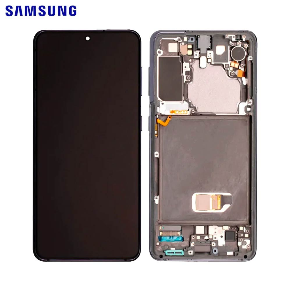 Écran complet Galaxy S21 5G – Gris – Original Samsung (Service Pack)
