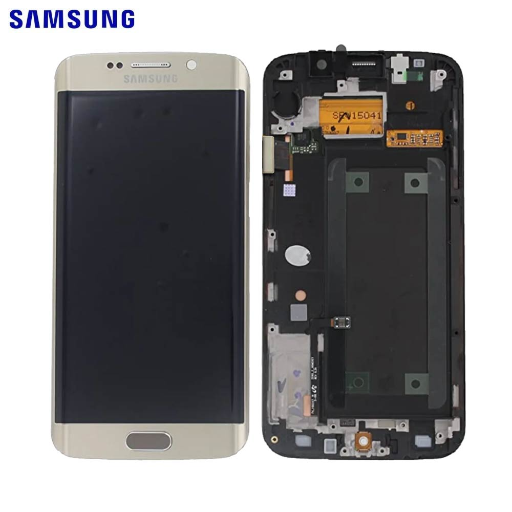 Écran complet Galaxy S6 Edge – Or – Original Samsung (Service Pack)