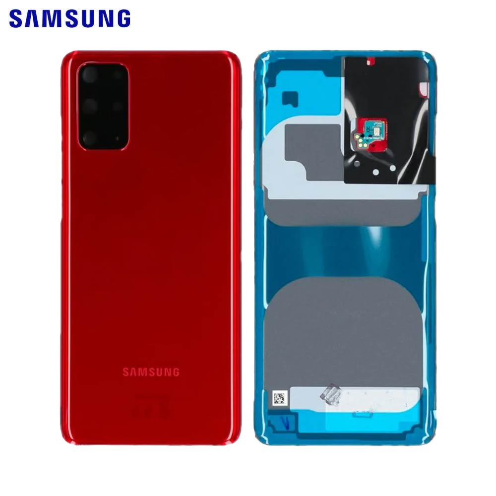 Vitre arrière Galaxy S20 Plus 5G / Galaxy S20 Plus – Rouge – Original Samsung (Service Pack)