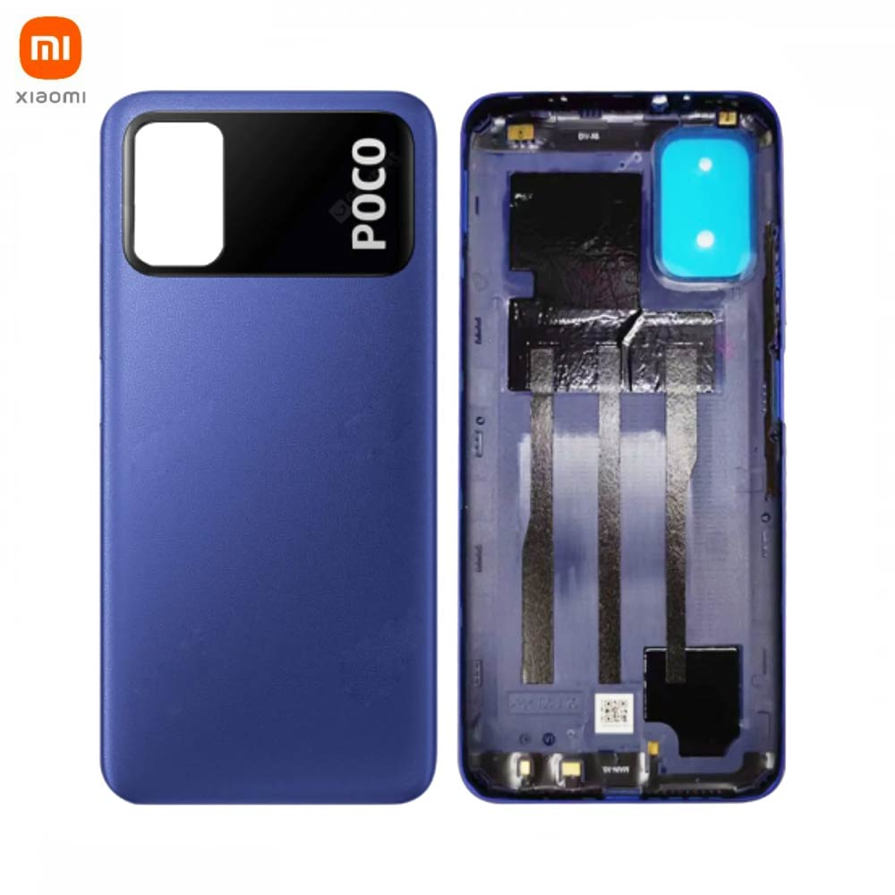 Vitre arrière Xiaomi Poco M3 – Bleu glacier – Original