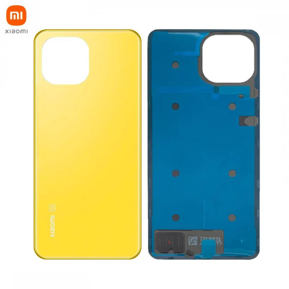 Vitre arrière Xiaomi Mi 11 Lite 5G – Jaune citron – Original