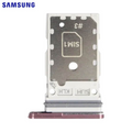 Tiroir SIM Galaxy S22 Ultra – Bordeaux – Original Samsung (Service Pack)