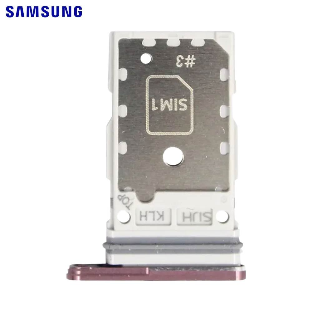 Tiroir SIM Galaxy S22 Ultra – Bordeaux – Original Samsung (Service Pack)