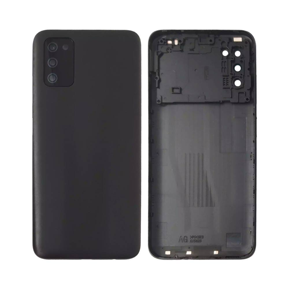 Vitre arrière Galaxy A03s (NON EU) – Noir – Compatible Premium